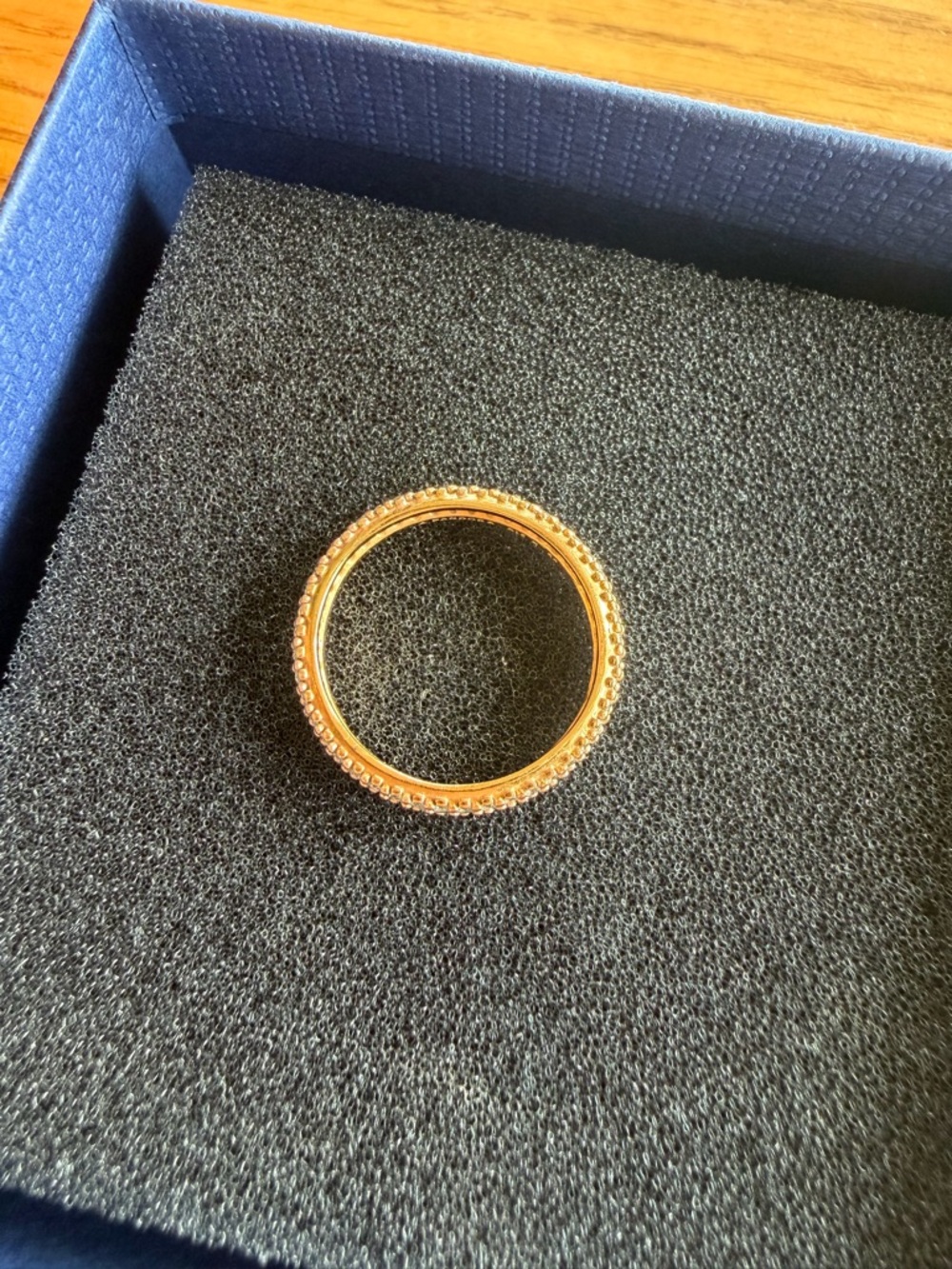 Pandora Inspiration Within Rose Gold Plated Clear CZ Stacking Ring 58